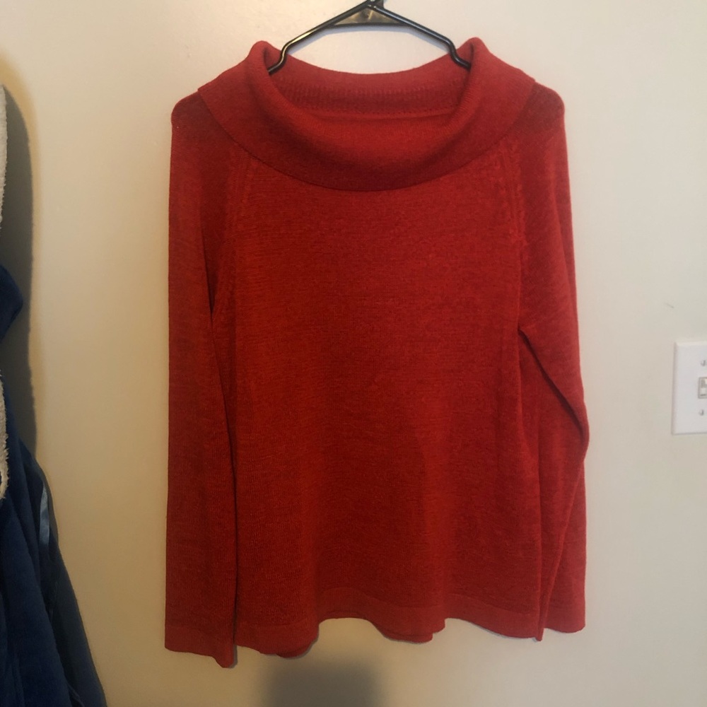 Cowl-neck sweater